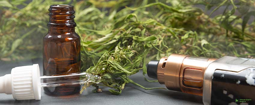 AOC-Vape pen and medical marijuana hemp bud